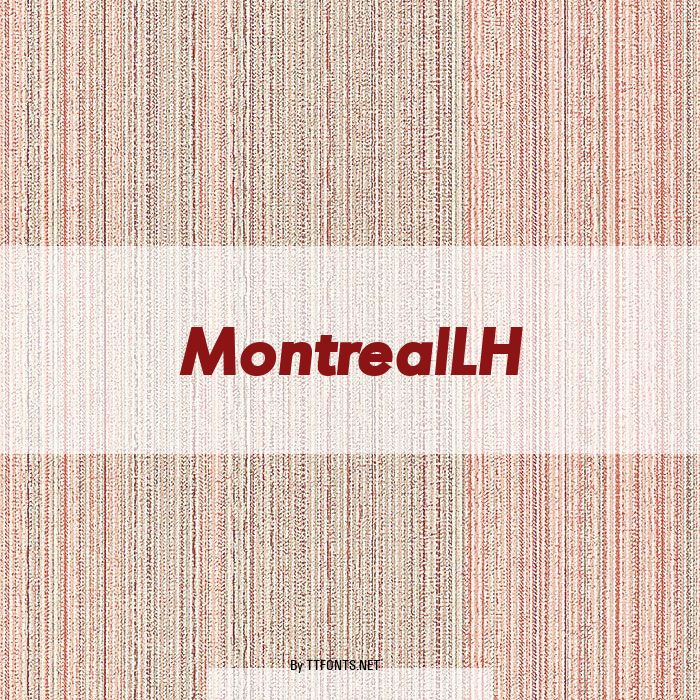 MontrealLH example