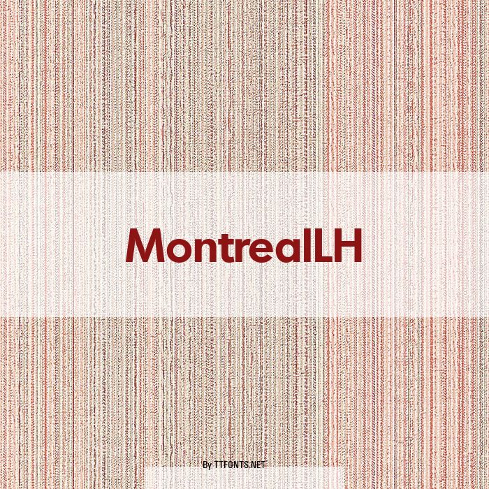 MontrealLH example
