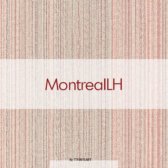 MontrealLH example