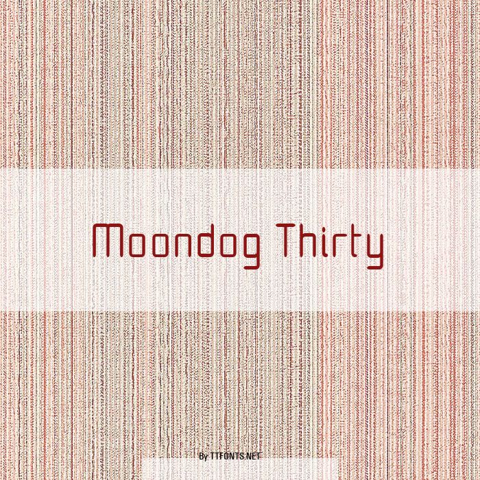 Moondog Thirty example