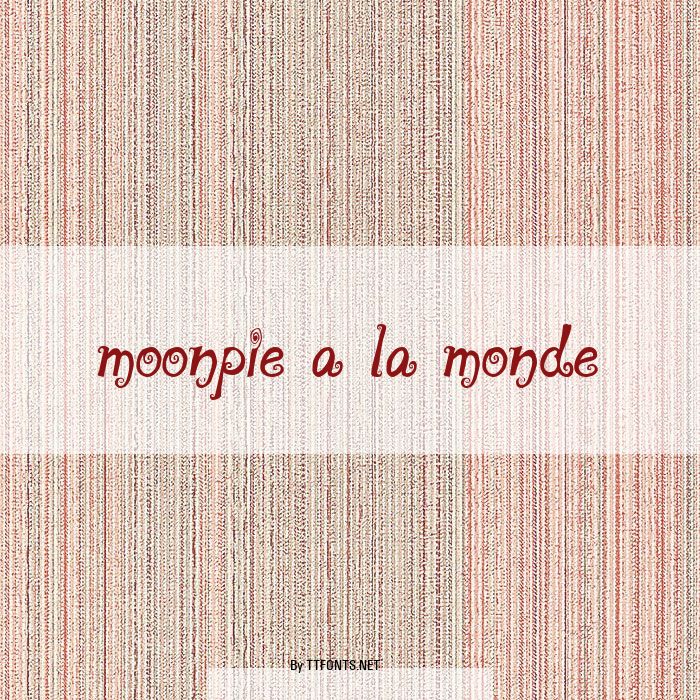 moonpie a la monde example