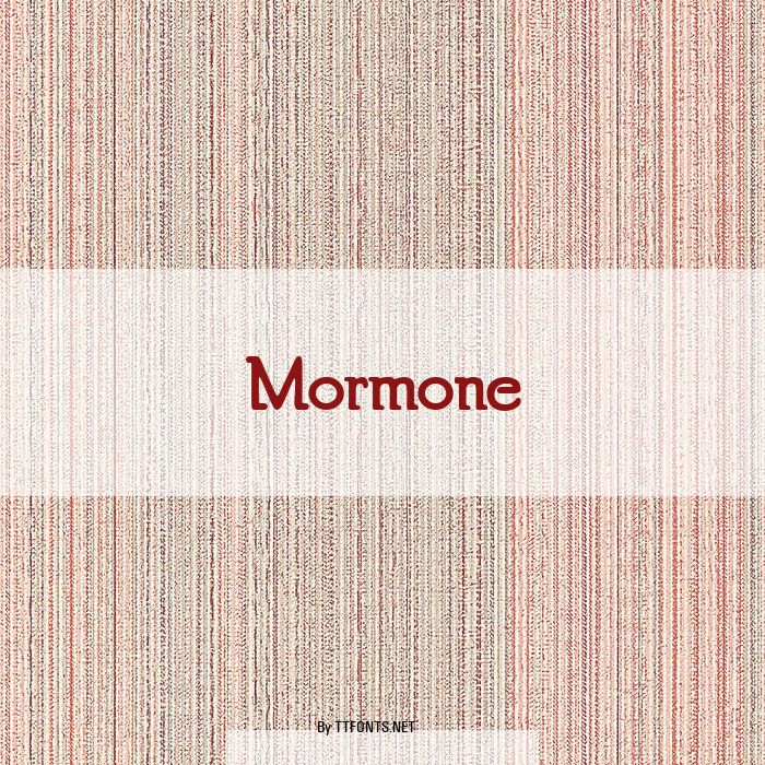 Mormone example