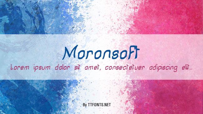 Moronsoft example