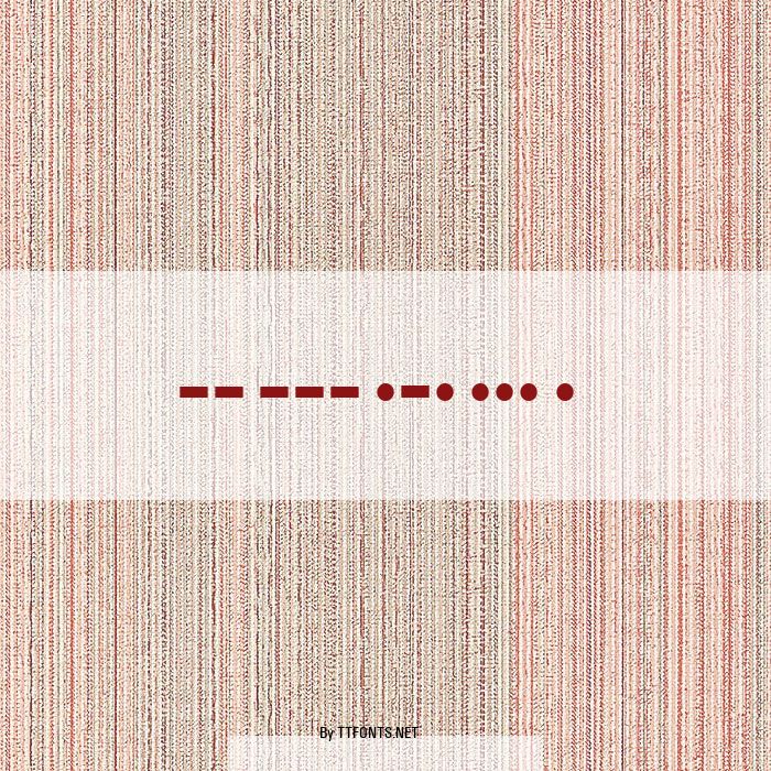 Morse example