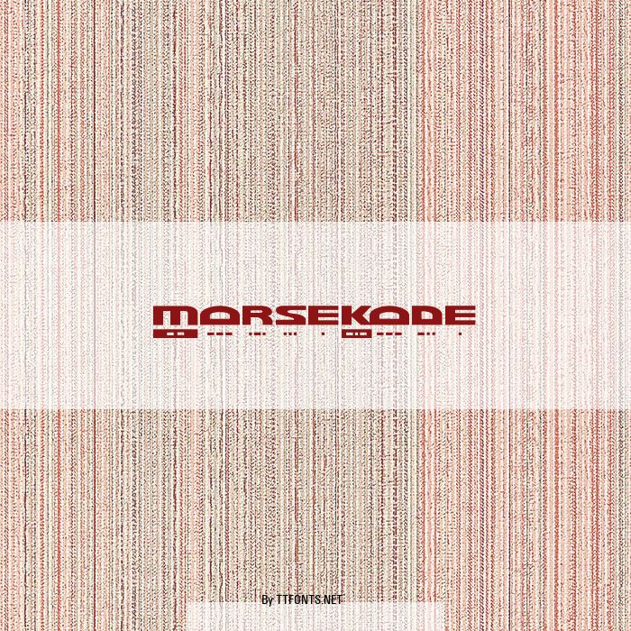 MorseKode example