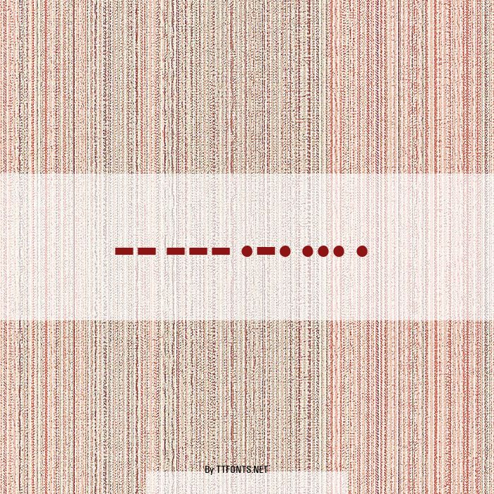 Morse example