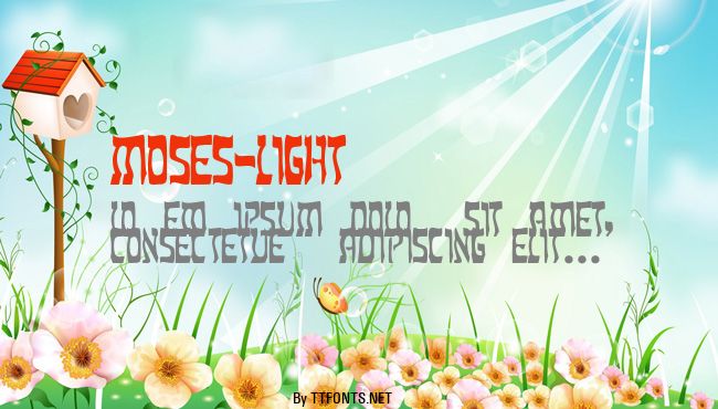 Moses-Light example