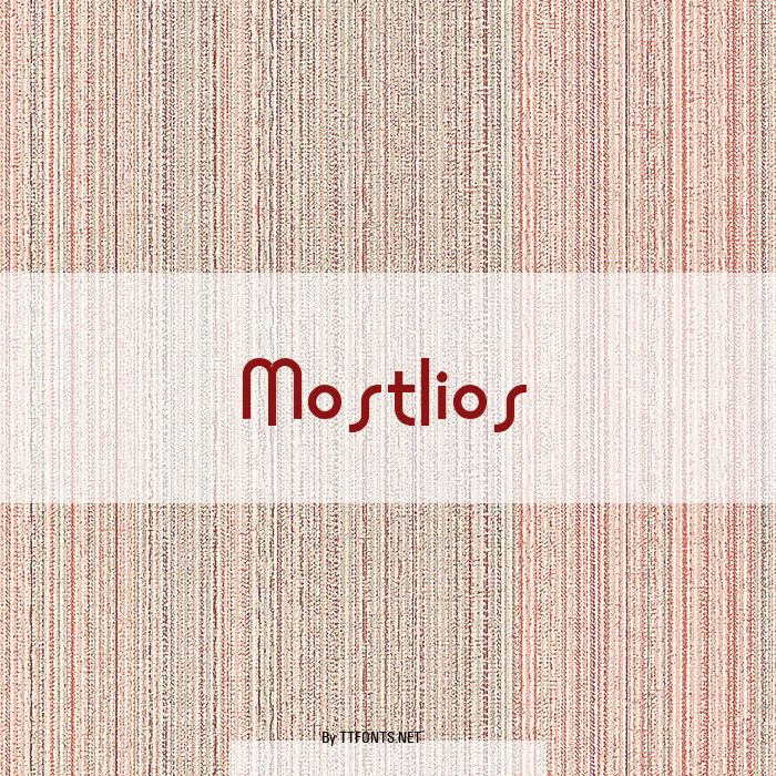 Mostlios example