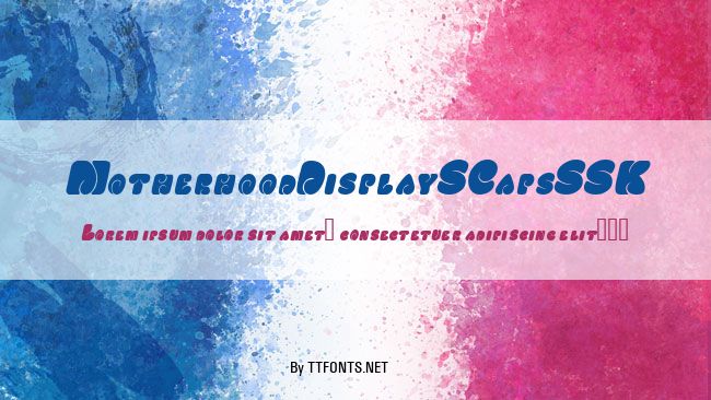 MotherhoodDisplaySCapsSSK example