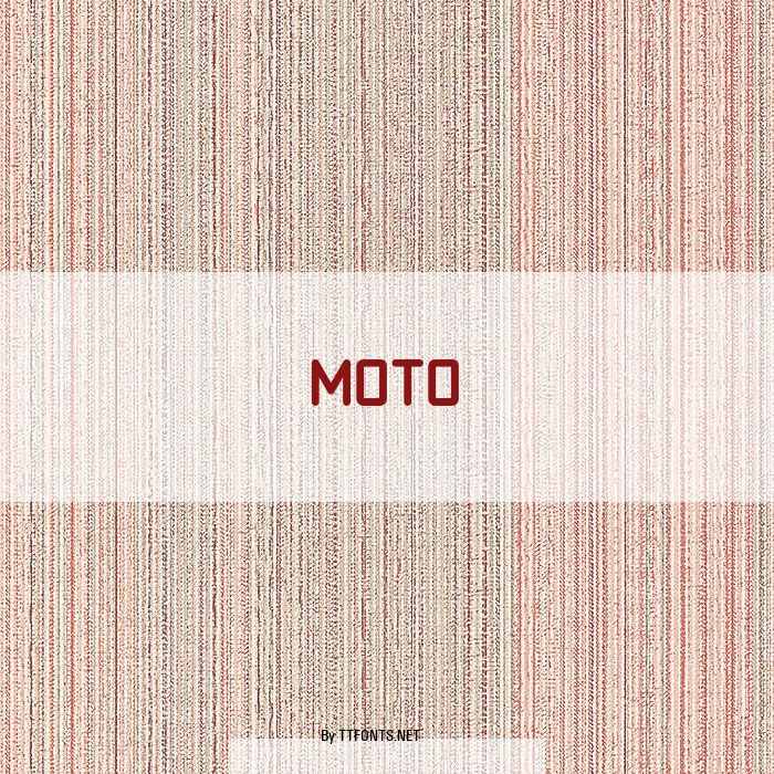 Moto example