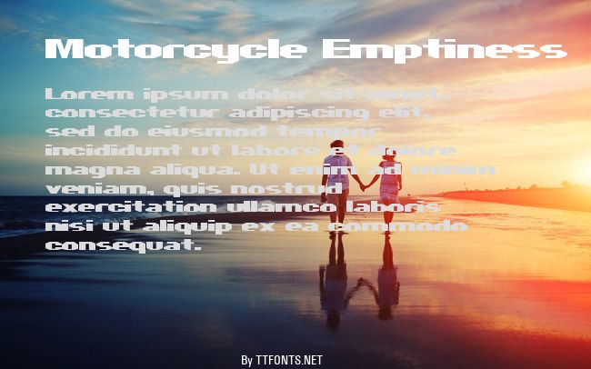 Motorcycle Emptiness example