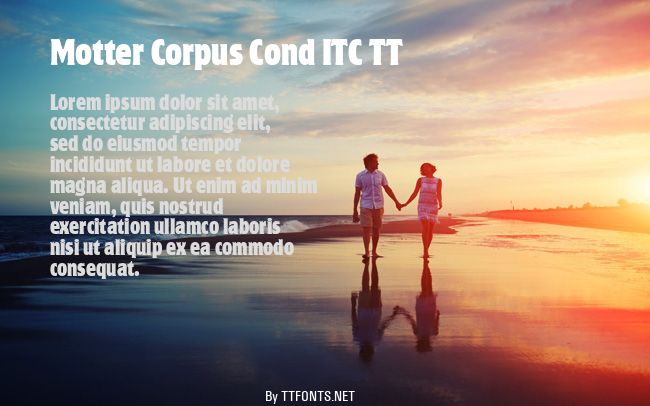 Motter Corpus Cond ITC TT example