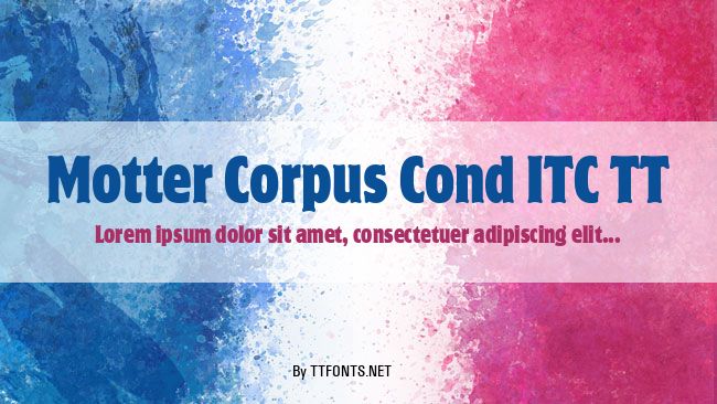 Motter Corpus Cond ITC TT example