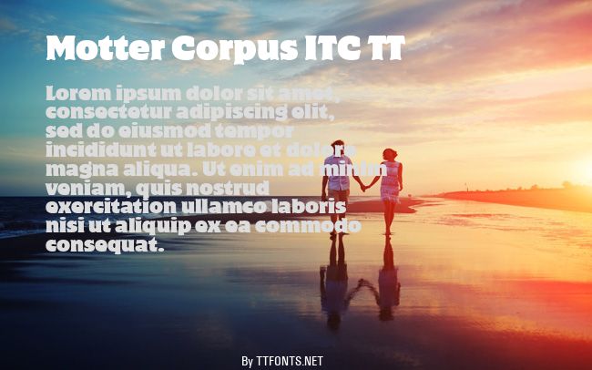 Motter Corpus ITC TT example