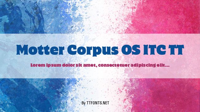 Motter Corpus OS ITC TT example