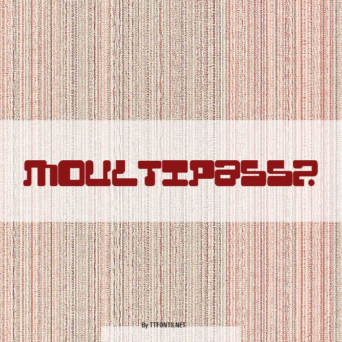 MoultiPass2 example