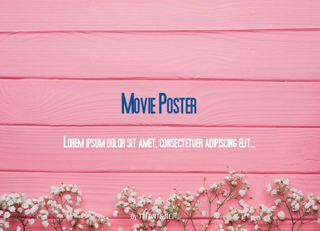 Movie Poster example
