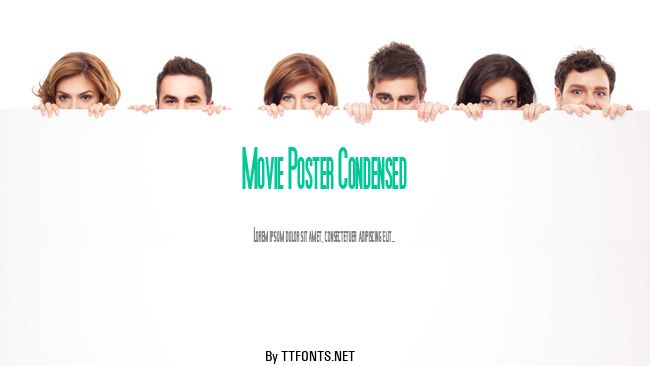 Movie Poster Condensed example