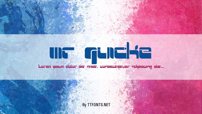 Mr Quicke example