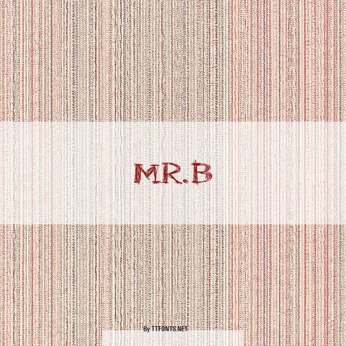 Mr.B example