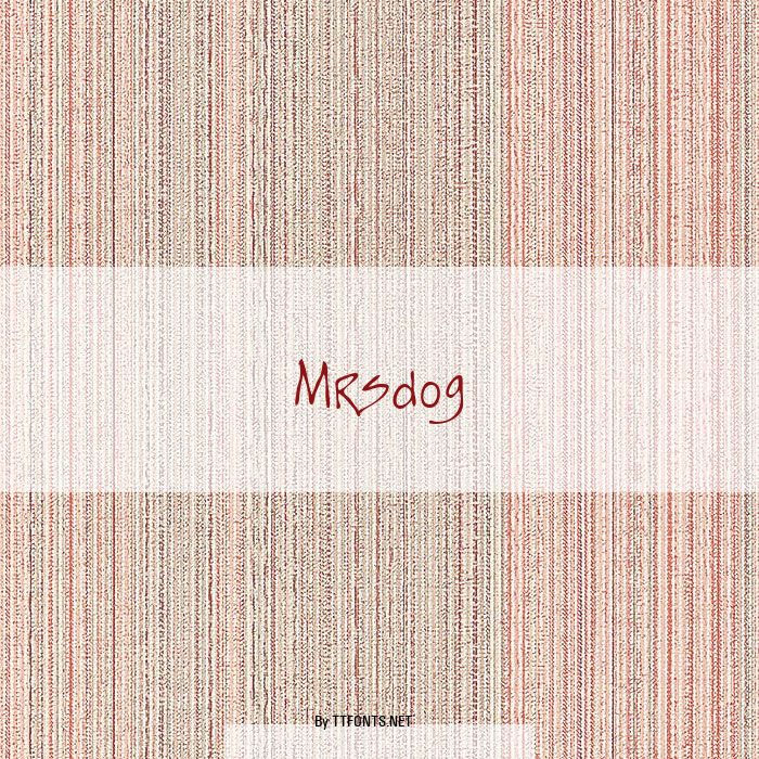 Mrsdog example