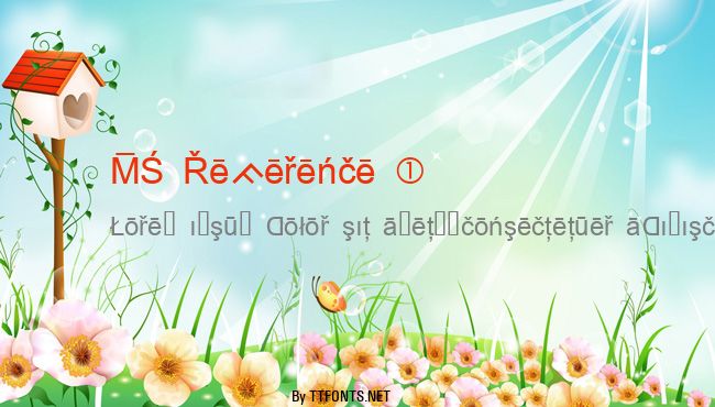 MS Reference 1 example