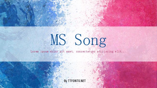 MS Song example