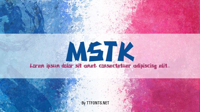 MSTK example