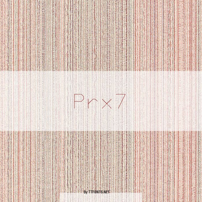 Prx7 example