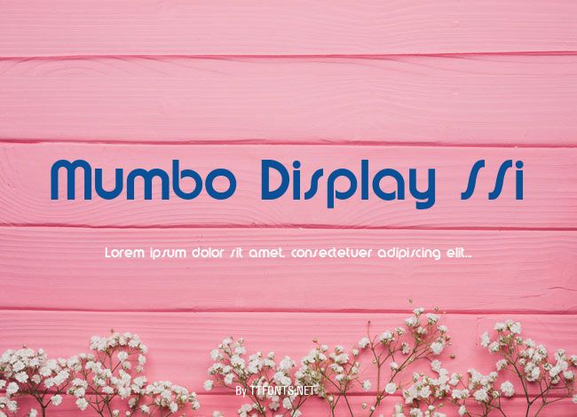 Mumbo Display SSi example