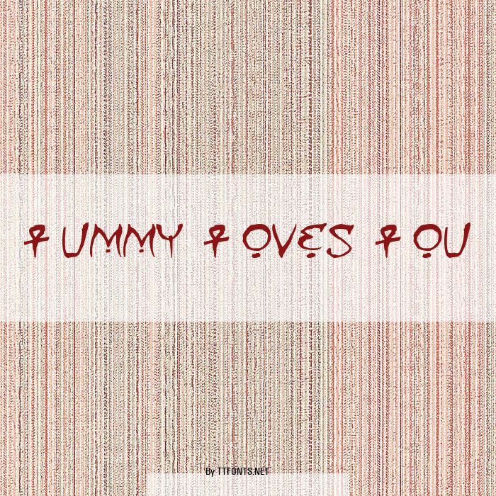 Mummy Loves You example