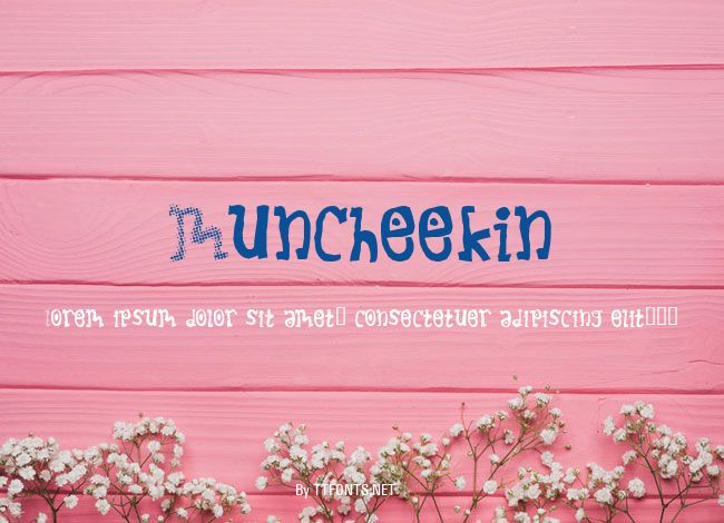 Muncheekin example