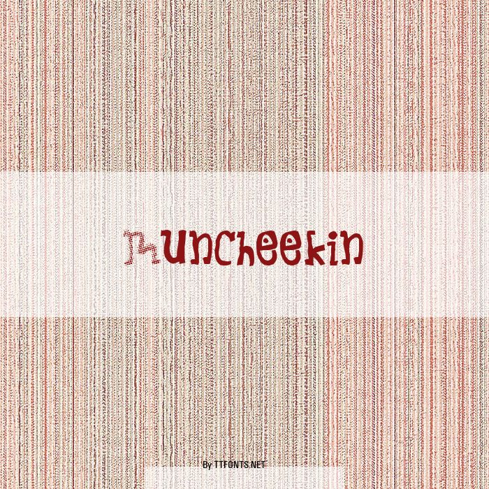 Muncheekin example