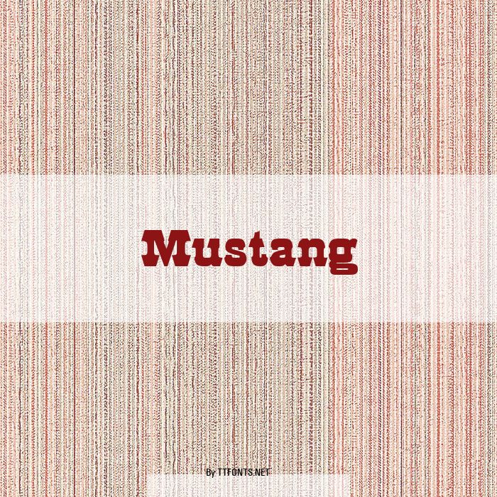 Mustang example