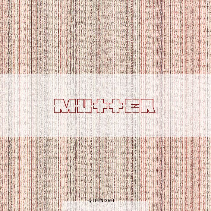 Mutter example