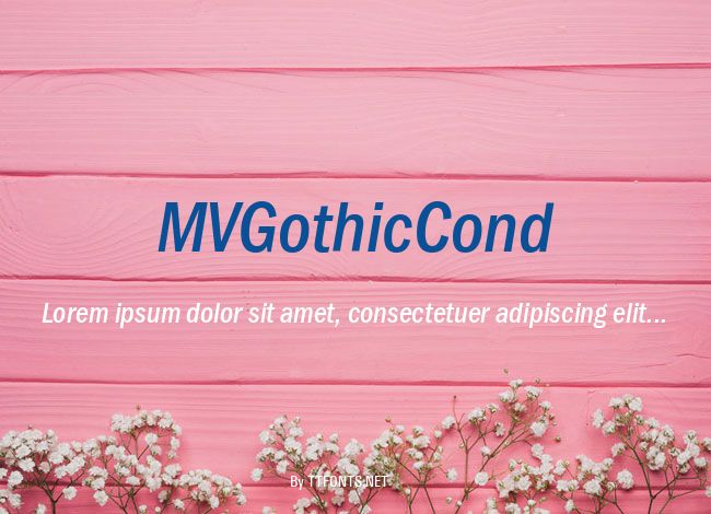 MVGothicCond example