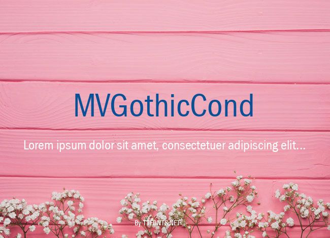 MVGothicCond example