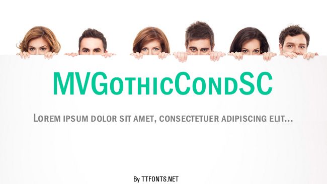 MVGothicCondSC example