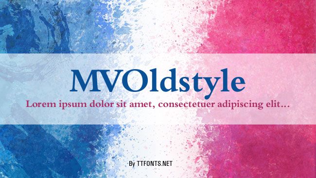 MVOldstyle example
