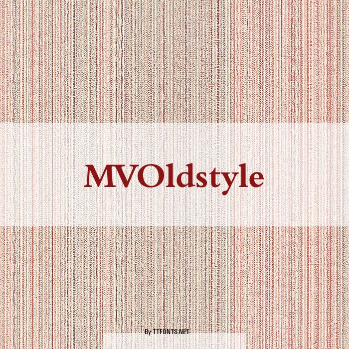 MVOldstyle example