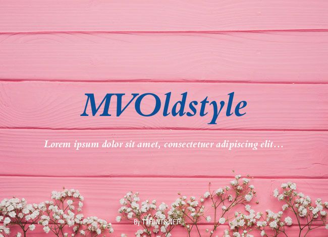 MVOldstyle example