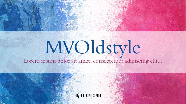 MVOldstyle example