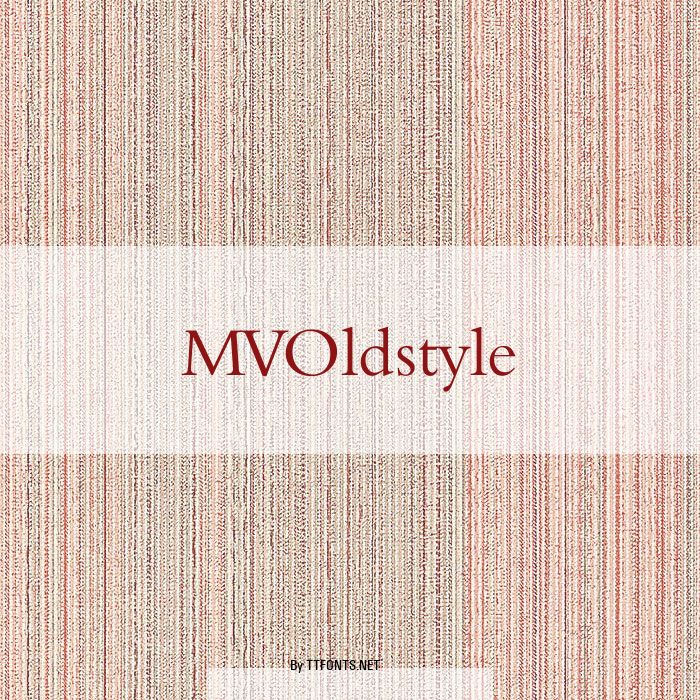 MVOldstyle example