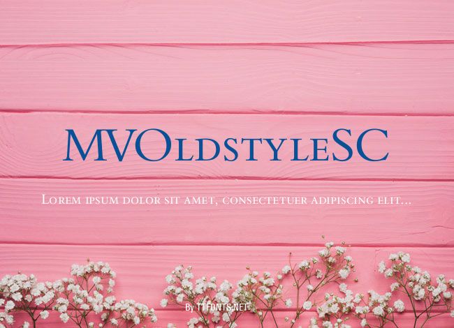 MVOldstyleSC example