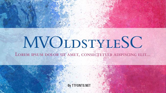 MVOldstyleSC example