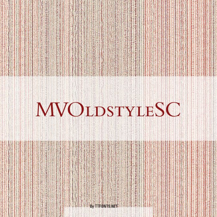MVOldstyleSC example