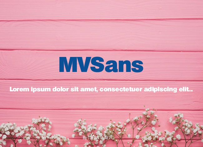 MVSans example