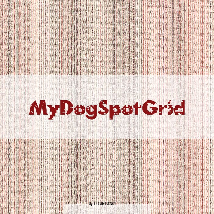MyDogSpotGrid example
