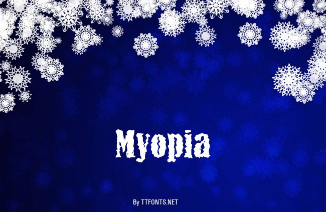 Myopia example