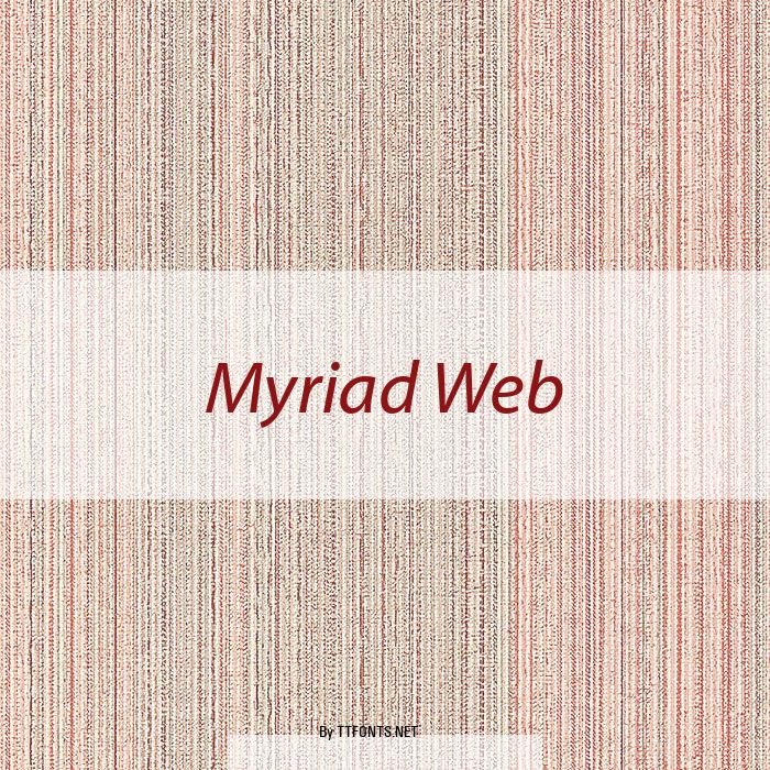 Myriad Web example